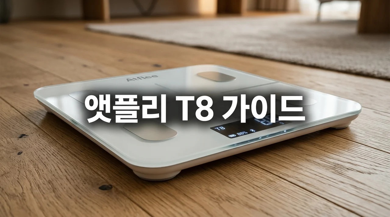 앳플리 T8 스마트 체성분 체중계: 가성비 인바디 체중계 완벽 분석