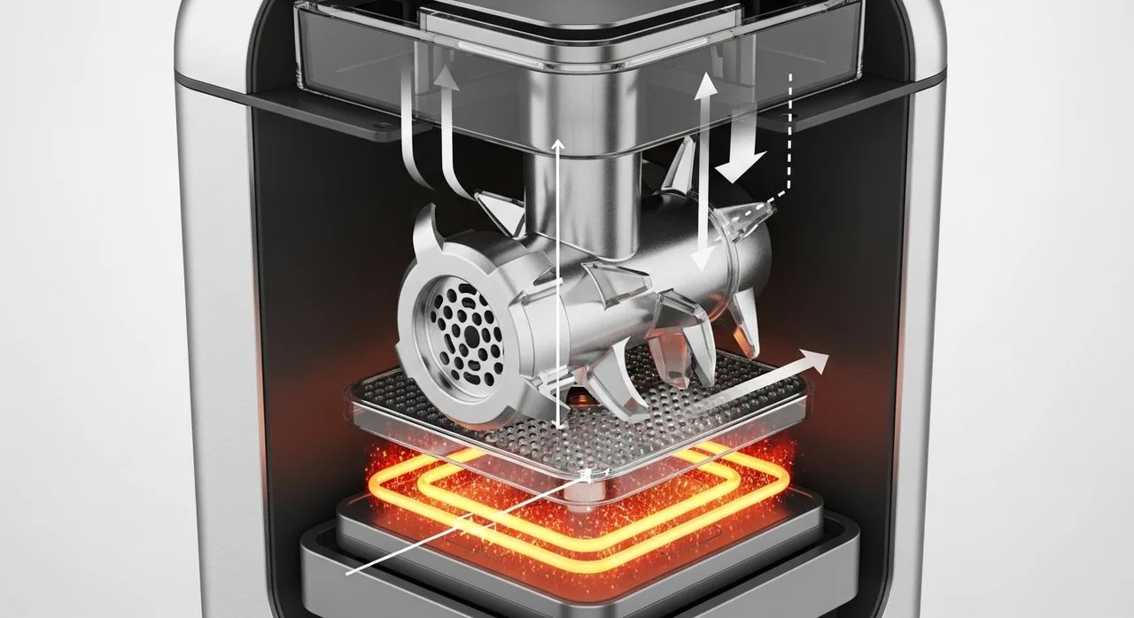핵심 성능: 고온 건조와 강력한 분쇄 기술